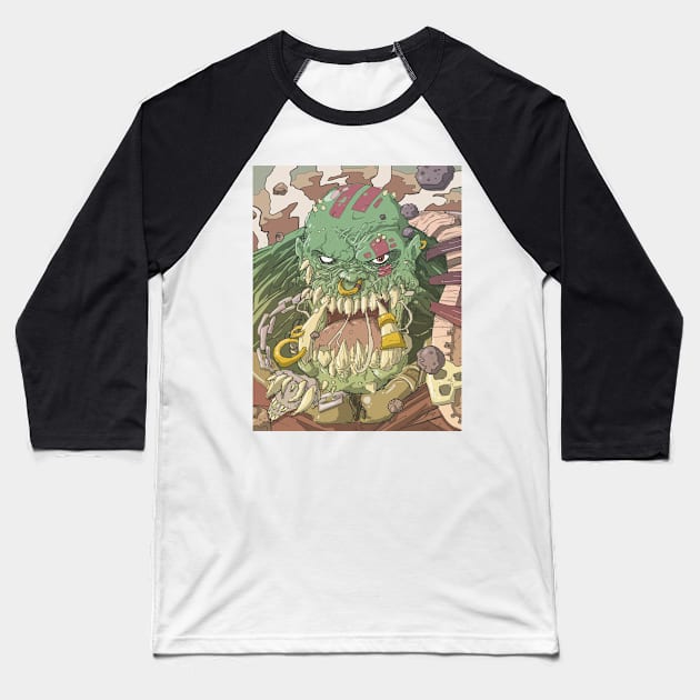 Orc Rage Baseball T-Shirt by rezon